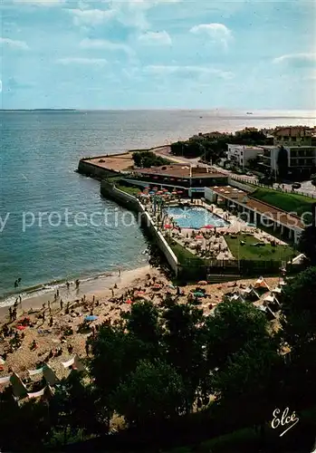 AK / Ansichtskarte Royan_Charente Maritime La Plage et la nouvelle Piscine de Foncillon  Royan Charente Maritime