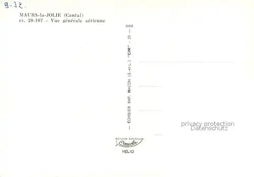 AK / Ansichtskarte Maurs la Jolie Vue generale aerienne 