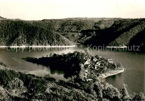 AK / Ansichtskarte Auvergne_Region Presquile de Laussac sur le lac au barrage de Sarrans Auvergne Region