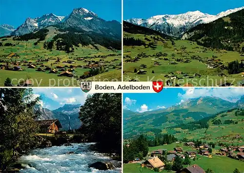 AK / Ansichtskarte Boden_Adelboden Lohne Wildstrubel Albristhorn Bonderspitz Boden Adelboden