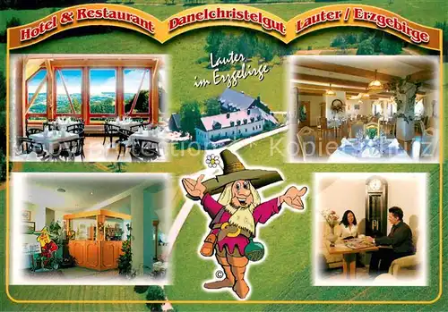 AK / Ansichtskarte Lauter_Schwarzenberg_Erzgebirge Hotel Restaurant Danelchristelgut Lauter_Schwarzenberg