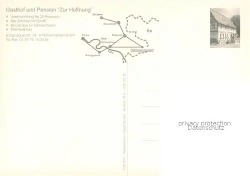 AK / Ansichtskarte Hinterhermsdorf Gasthof Pension Zur Hoffnung Kahnfahrt Natur Landschaftspanorama Hinterhermsdorf