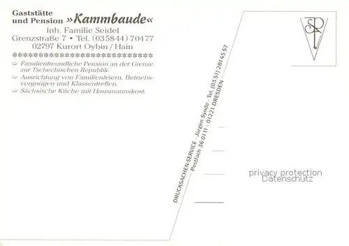 AK / Ansichtskarte Oybin Kammbaude Panorama Kurort im Zittauer Gebirge Oybin