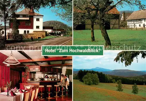 AK / Ansichtskarte Lueckendorf Hotel Zum Hochwaldblick Landschaftspanorama Lueckendorf