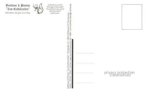 AK / Ansichtskarte Reichenhain Gasthaus Pension Zum Eichhoernchen Restaurant Stoerche Reichenhain