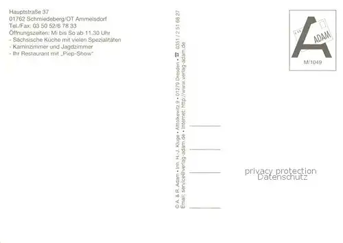 AK / Ansichtskarte Ammelsdorf Ausflugsgaststaette Eschenhof Wandergebiet Talsperre Lehnmuehle Landschaftspanorama Ammelsdorf