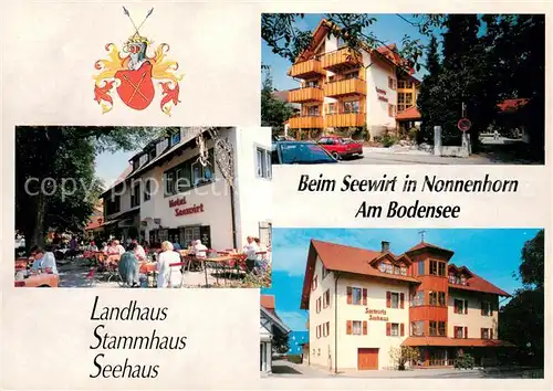 AK / Ansichtskarte Nonnenhorn Hotel Seewirt Landhaus Stammhaus Seehaus Nonnenhorn