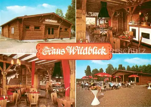 AK / Ansichtskarte Gangelt Cafe Restaurant Haus Wildblick im Hochwild Freigehege Gangelt