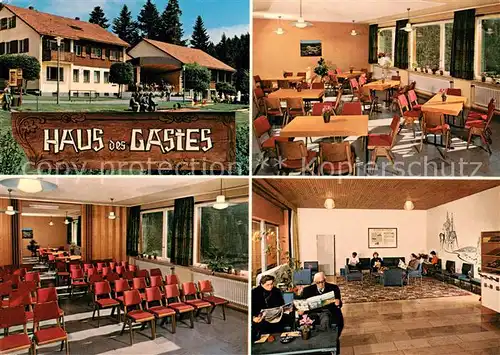 AK / Ansichtskarte Friedenweiler Haus des Gastes Gaesteraum Saal Friedenweiler