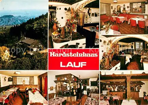 AK / Ansichtskarte Lauf_Baden Hardsteinhaus an der Wegescheide Schwarzwald Restaurant Lauf_Baden