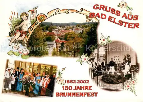 AK / Ansichtskarte Bad_Elster 150 Jahre Brunnenfest Stadtpanorama Bad_Elster