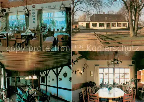 AK / Ansichtskarte Bollingstedt Gaststaette Restaurant Dorfkrug Kegelbahn Gastraeume Bollingstedt