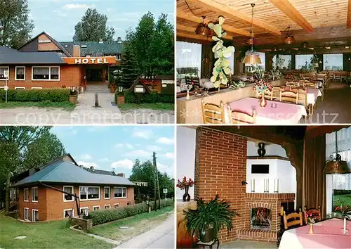 AK / Ansichtskarte Doehle Hotel Gasthaus Pension Otto Luedtke Restaurant Kamin Lueneburger Heide Doehle