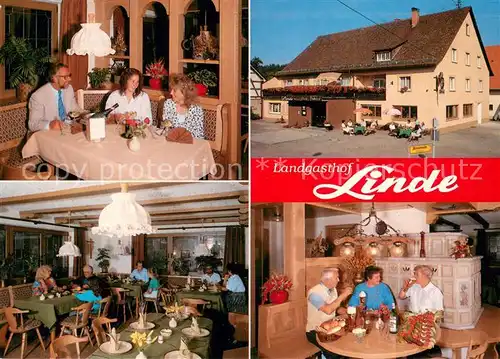 AK / Ansichtskarte Oberhomberg Landgasthof Linde Restaurant Oberhomberg