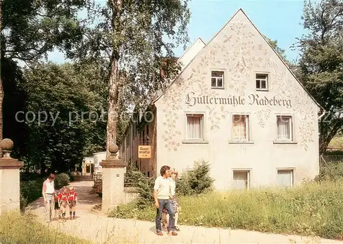 AK / Ansichtskarte Radeberg_Sachsen Gaststaette Huettermuehle Radeberg Sachsen