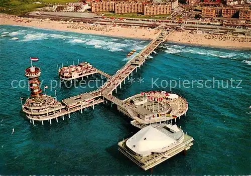 AK / Ansichtskarte Scheveningen Pier luchtopname Scheveningen