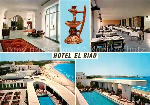 AK / Ansichtskarte Sidi_Ferruch Les plages d Alger Hotel El Riad Restaurant Piscine Sidi Ferruch