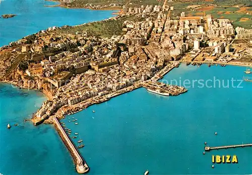 AK / Ansichtskarte Ibiza_Islas_Baleares Vista aerea Ibiza_Islas_Baleares