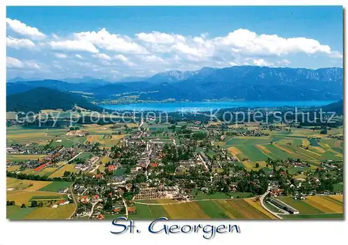 AK / Ansichtskarte St_Georgen_Attergau Fliegeraufnahme St_Georgen_Attergau