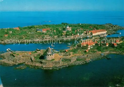 AK / Ansichtskarte Christianso med Storetarn Fliegeraufnahme Christianso