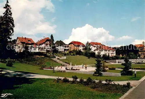 AK / Ansichtskarte St_Georgen_Schwarzwald Stadtgarten St_Georgen_Schwarzwald
