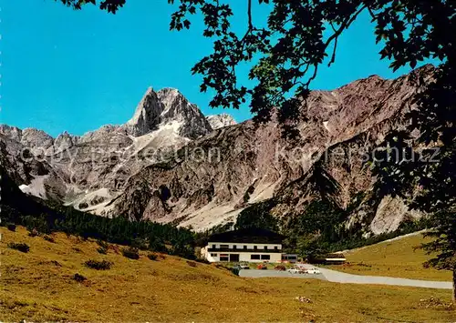 AK / Ansichtskarte Pertisau_Achensee Alpengasthof Gramai im Falzthurntal gegen Lamsenspitze Karwendelgebirge Pertisau Achensee