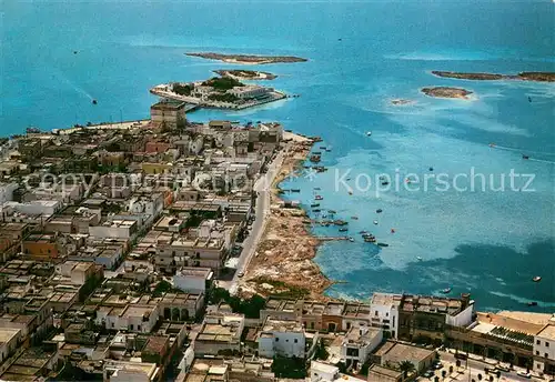 AK / Ansichtskarte Porto_Cesareo Lungomare di Ponente Fliegeraufnahme Porto Cesareo