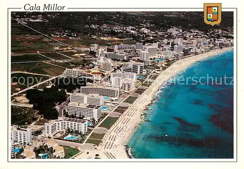 AK / Ansichtskarte Cala_Millor_Mallorca Fliegeraufnahme Cala_Millor_Mallorca
