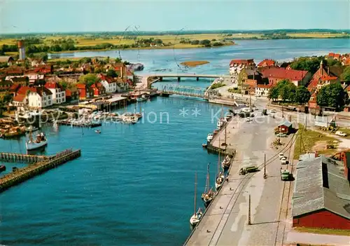 AK / Ansichtskarte Kerteminde Hafen Fliegeraufnahme Kerteminde