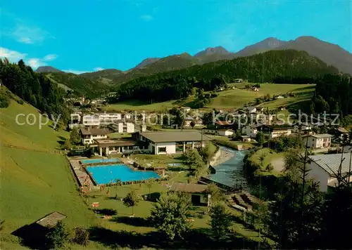 AK / Ansichtskarte Fieberbrunn_Tirol Freizeitcenter mit Spielberg und Wildseeloder Fieberbrunn Tirol