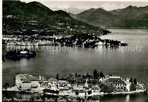 AK / Ansichtskarte Isola_Bella_Lago_Maggiore mit Isola Madre und Pallanza Isola_Bella_Lago_Maggiore