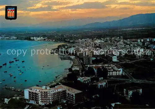 AK / Ansichtskarte Rosas_Costa_Brava_Cataluna Fliegeraufnahme Rosas_Costa