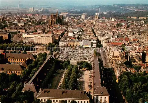 AK / Ansichtskarte Metz_Moselle La centre ville et la Cathedrale Metz_Moselle