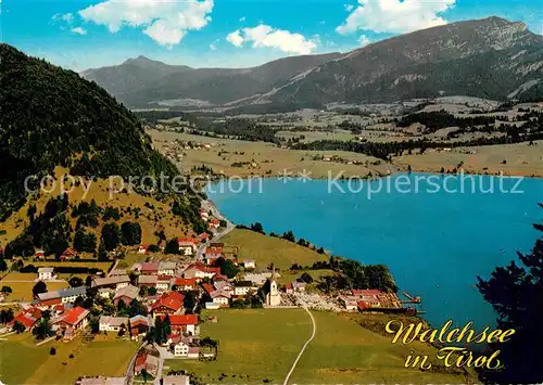 AK / Ansichtskarte Walchsee_Tirol Fliegeraufnahme Walchsee Tirol