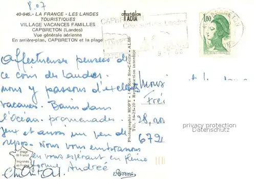 AK / Ansichtskarte Capbreton Village Vacances Familles vue aeriennne 