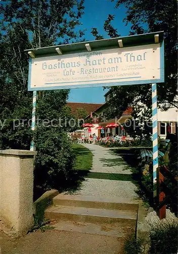 AK / Ansichtskarte Hartenthal Gaststaette Zum alten Gasthaus Hart am Thal Cafe Restaurant Hartenthal