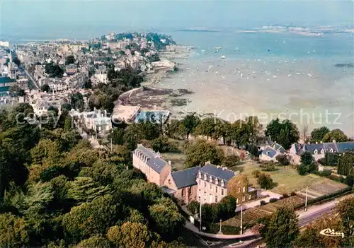 AK / Ansichtskarte Dinard_Ille_et_Vilaine_Bretagne Baie du prieure et chateau piscine vue aerienne Dinard_Ille
