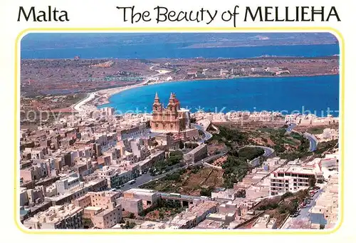 AK / Ansichtskarte Malta Aerial view of Melieha Malta