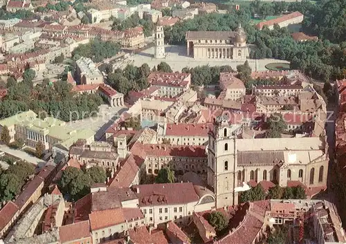 AK / Ansichtskarte Vilnius Senamiescio panorama Fliegeraufnahme Vilnius