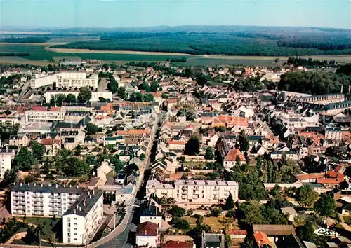 AK / Ansichtskarte Villers Cotterets Vue aerienne Rue Alexandere Dumas Villers Cotterets