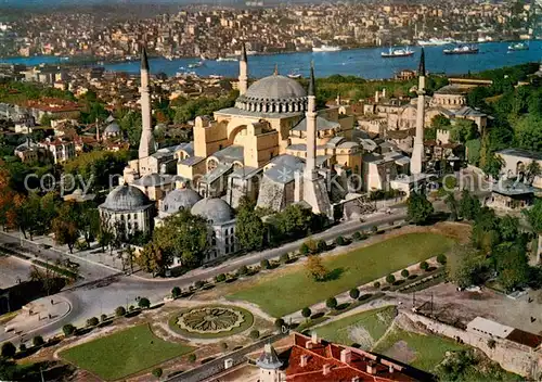 AK / Ansichtskarte Istanbul_Constantinopel Saint Sophia Museum Fliegeraufnahme Istanbul_Constantinopel