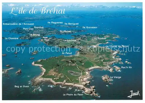AK / Ansichtskarte Ile de Brehat Vue generale aerienne de l archipel Ile de Brehat