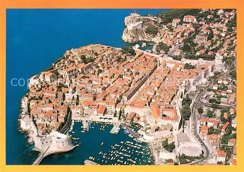 AK / Ansichtskarte Dubrovnik_Ragusa Fliegeraufnahme Dubrovnik Ragusa