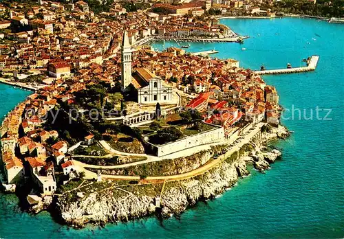 AK / Ansichtskarte Rovinj_Rovigno_Istrien Fliegeraufnahme 
