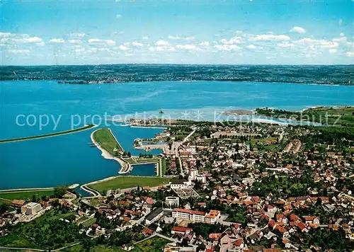 AK / Ansichtskarte Hard_Vorarlberg Fliegeraufnahme mit Bodensee Hard Vorarlberg