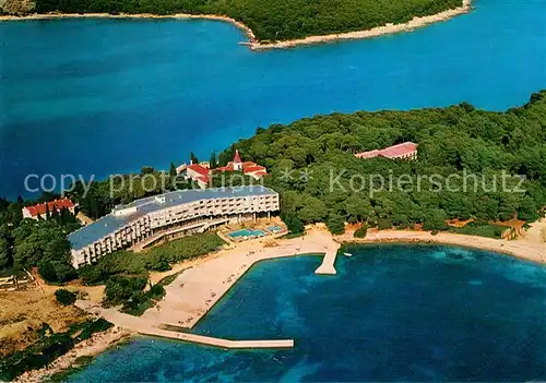 AK / Ansichtskarte Rovinj_Rovigno_Istrien Crveni otok Hotel Istra Fliegeraufnahme 