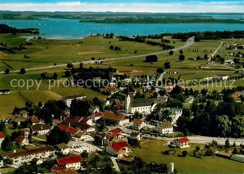 AK / Ansichtskarte Bernau_Chiemsee Fliegeraufnahme Bernau Chiemsee