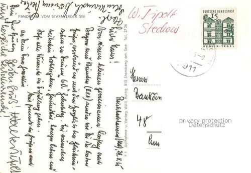 AK / Ansichtskarte Starnbergersee Fliegeraufnahme mit Karwendel und Wettersteingebirge Starnbergersee