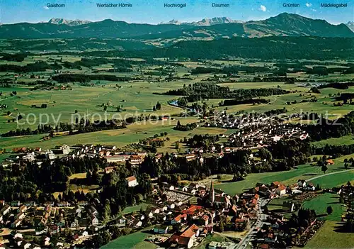 AK / Ansichtskarte Waltenhofen_Allgaeu Fliegeraufnahme Waltenhofen Allgaeu