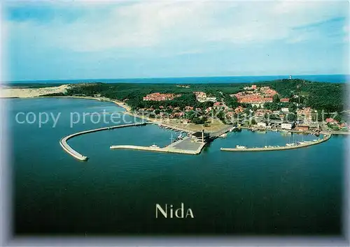 AK / Ansichtskarte Nida Fliegeraufnahme Nida